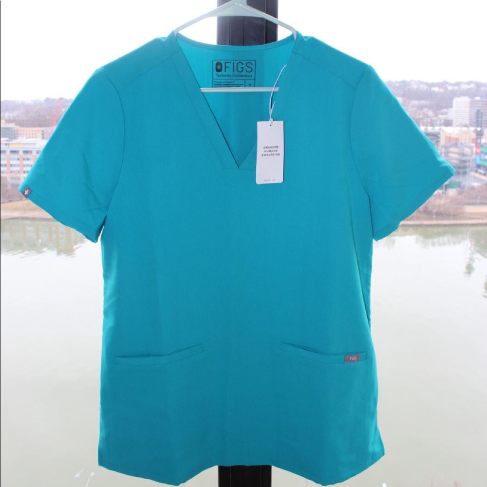 FIGS Scrub Top - TEAL